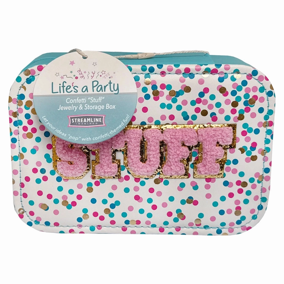 Confetti Stuff Jewelry Storage Box Little creators Early learning