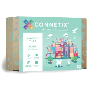 Designed for development Connetix Pastel Creative Pack (120 Pc)