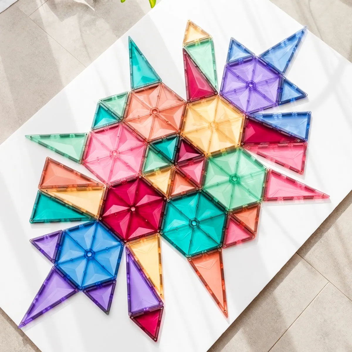 Connetix Pastel Geometry Pack (40 Pc) Curious minds Little learners