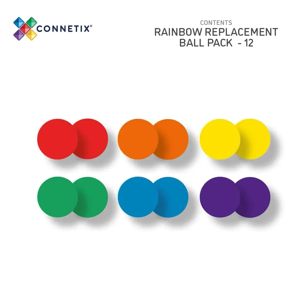 Connetix Rainbow Ball Pack (12 Pc) Playful learning