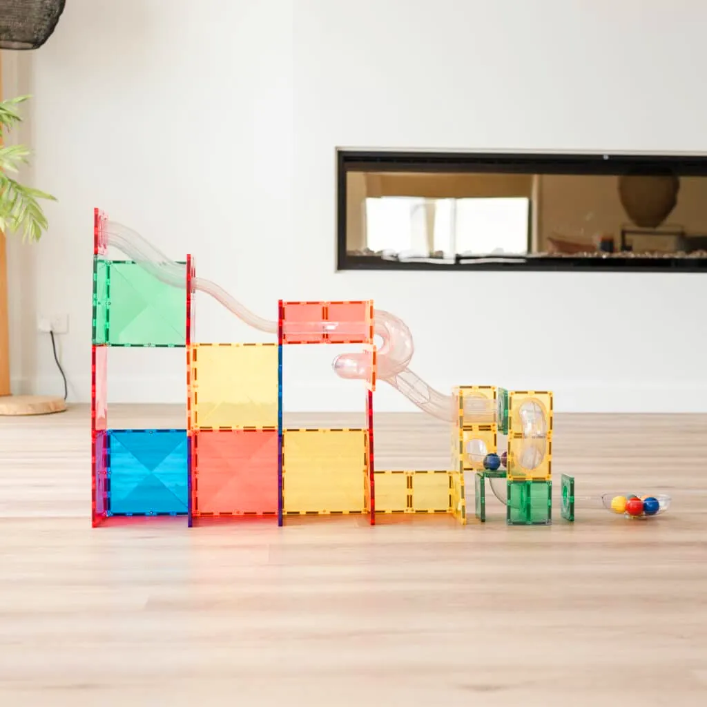 Active learners Growth tools Connetix Rainbow Ball Run Expansion Pack (66 Pc)