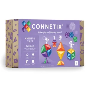 Nurturing minds Connetix Rainbow Shape Expansion Pack (36 Pc)