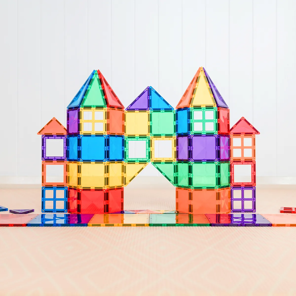 Busy kids Connetix Rainbow Starter Pack (60 Pc)