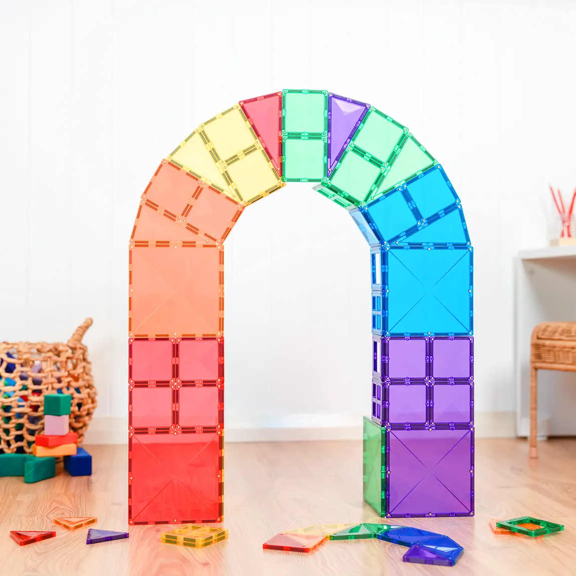 Connetix Rainbow Starter Pack (60 Pc) Child development Young explorers
