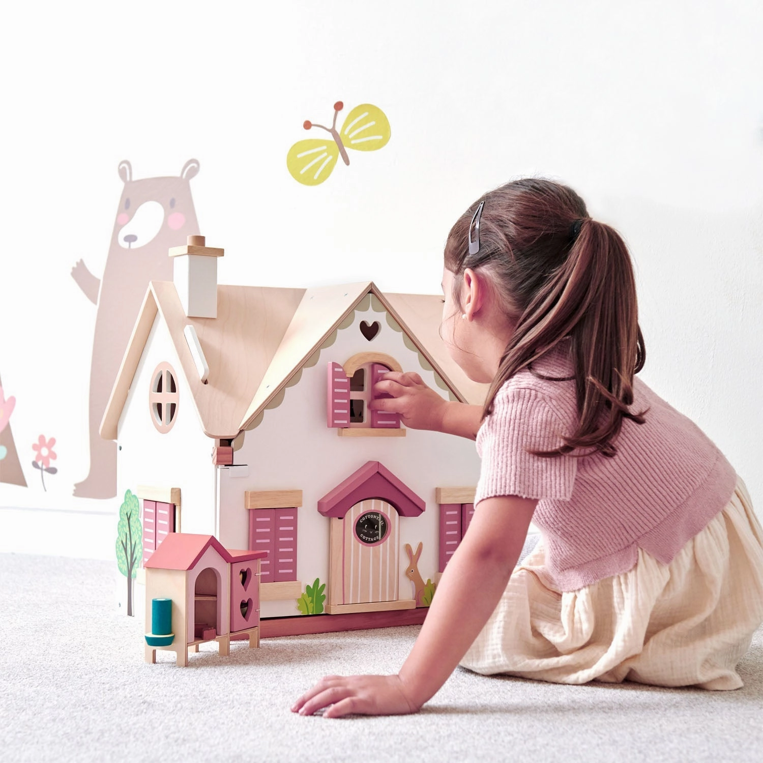 Cottontail Cottage Wooden Dollhouse Discover & grow