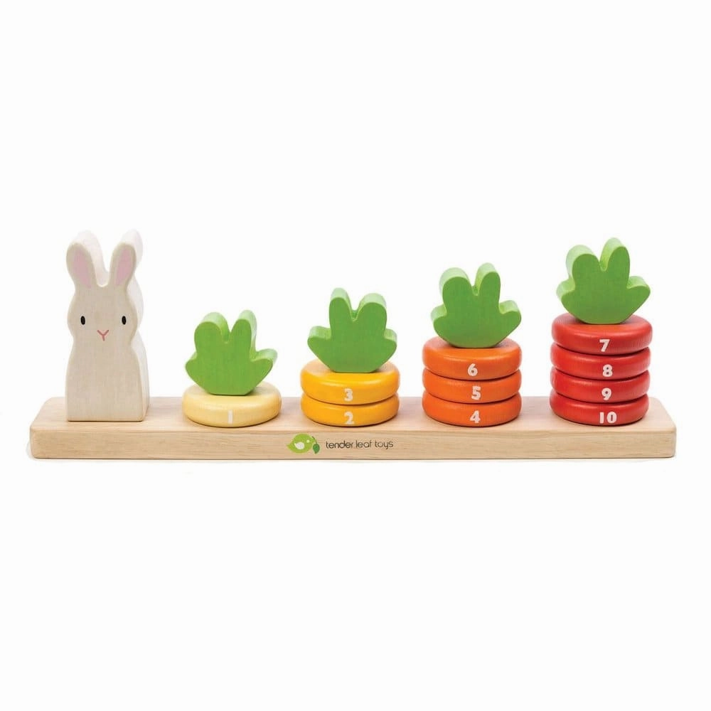Counting Carrots Stacker Early discovery Smart little ones