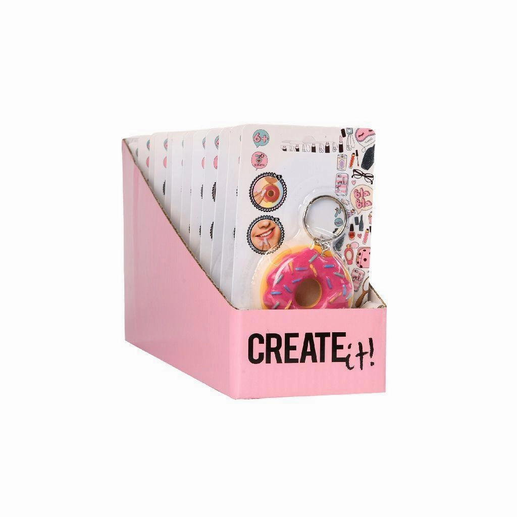 Create It! Doughnut Lip Balm Pink - Assortment Young explorers Everyday learning