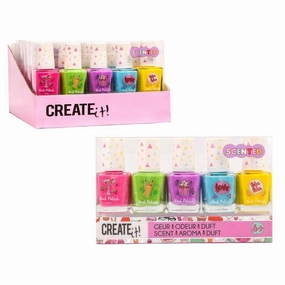 Little builders Create It! Fruit-Scented Nail Varnish 5-Pack