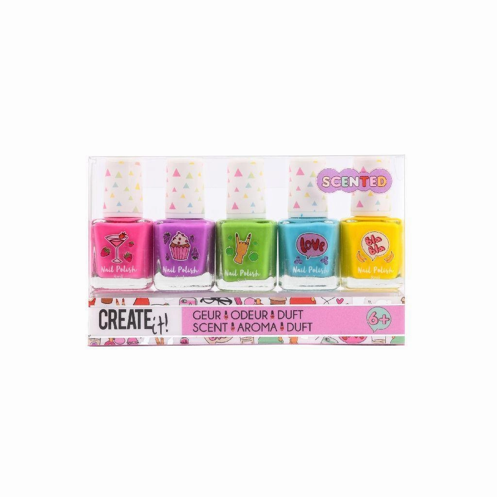 Create It! Fruit-Scented Nail Varnish 5-Pack Discover & grow