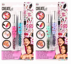 Create It! Nail Design Pen 3-In-1 Creative kids