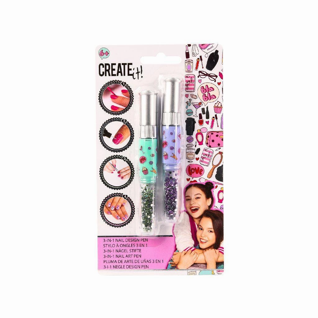 Joyful learning Tools for tiny thinkers Create It! Nail Design Pen 3-In-1