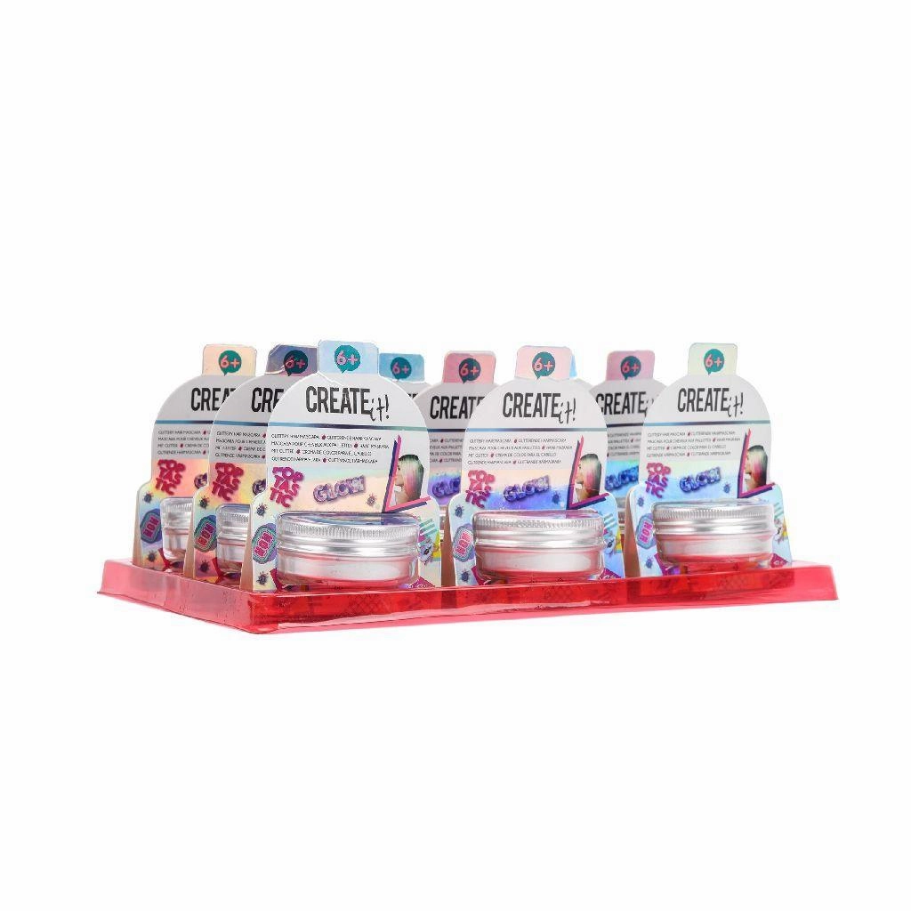 Create It! Poptastic Glittery Hair Mascara - Assortment Young explorers Learning fun