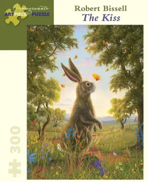 Pomegranate "The Kiss" By Robert Bissell 300 Piece Puzzle Mindful play Smart little ones