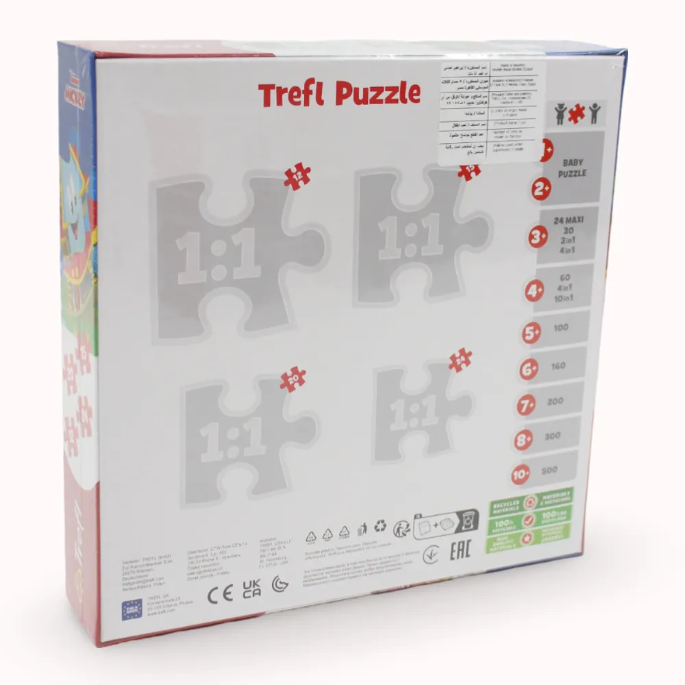 Trefl 4In1 Mickey Mouse Among Friends Puzzle Creative minds Curious minds