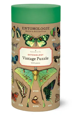 Educational fun Cavallini & Co. Entomology 1000 Piece Puzzle