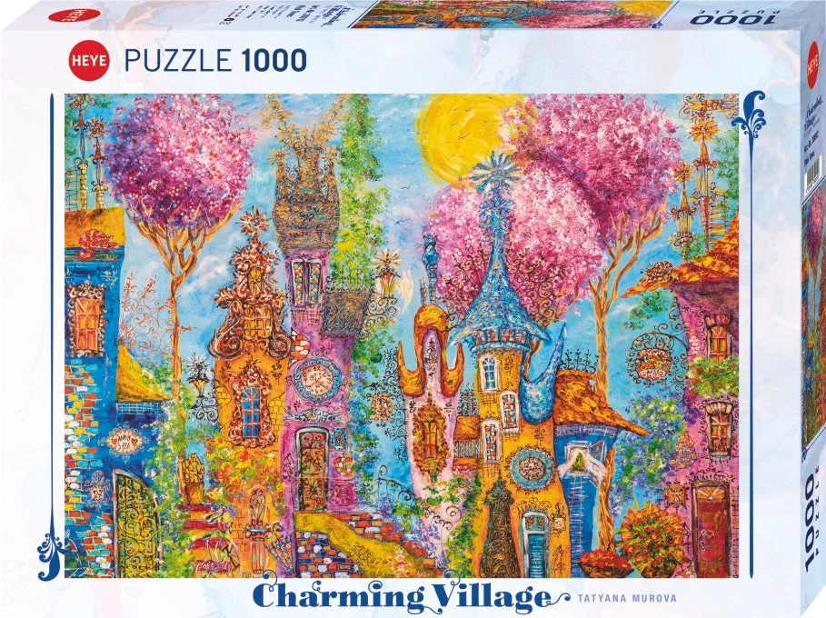 Fun that fuels growth Charming Village: Pink Trees 1000Pc