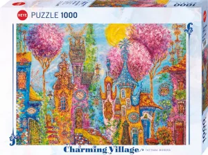 Fun that fuels growth Charming Village: Pink Trees 1000Pc