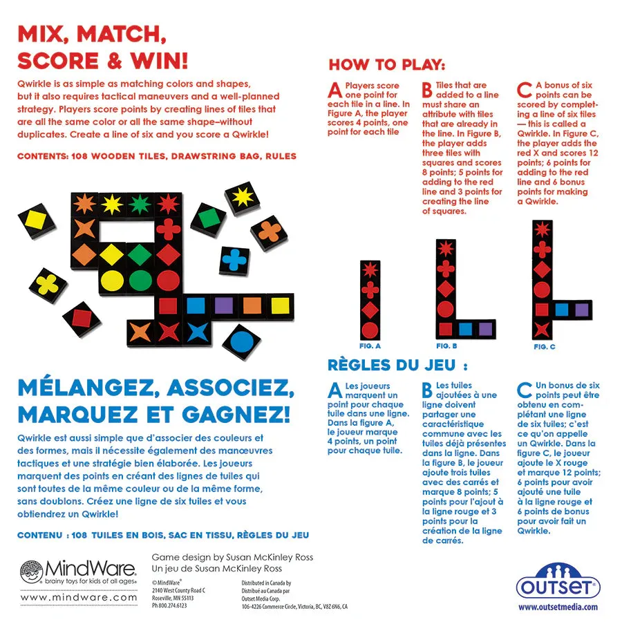 Happy hands Qwirkle (Bilingual)