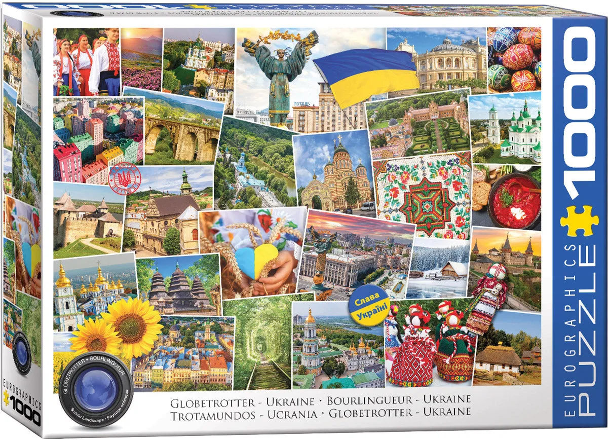 Active learners Ukraine Globetrotter - 1000Pc