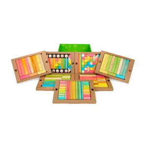 Active learners Learning through play Magnetic Wooden Blocks Classroom Kit - 240 Pieces