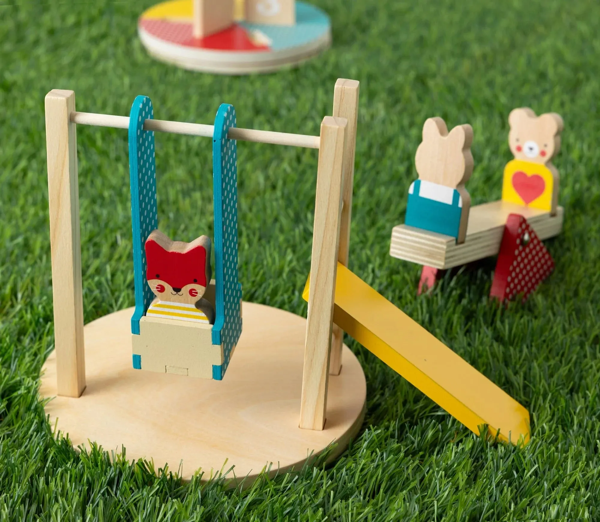 Wooden Play Set - At The Park Learn at home