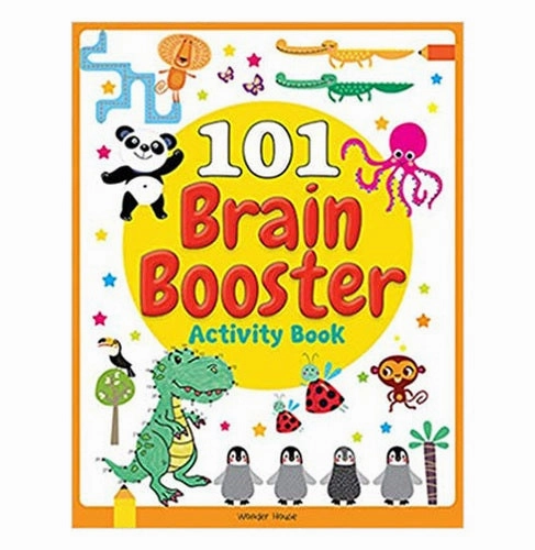 101 Brain Booster Activity Book: Fun Activity Book For Children [Paperback] Wonder House Books Playful learning