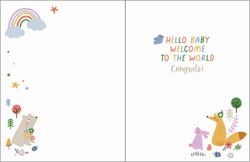Adventure Begins Baby Card Discover & grow Fun that fuels growth