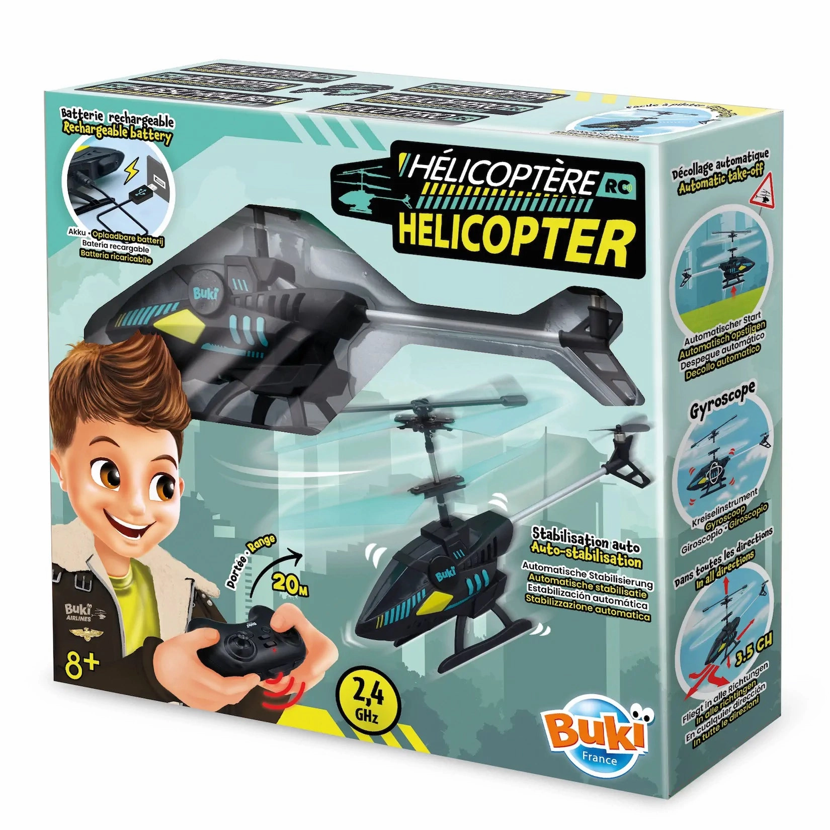 Busy kids Buki France Rc Helicopter