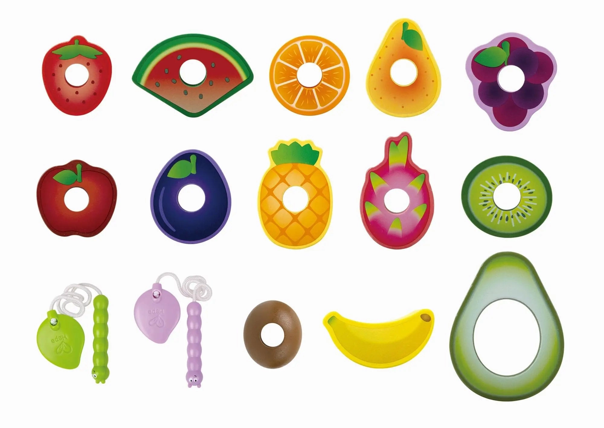 Mindful play Caterpillar Fruit Feast Set