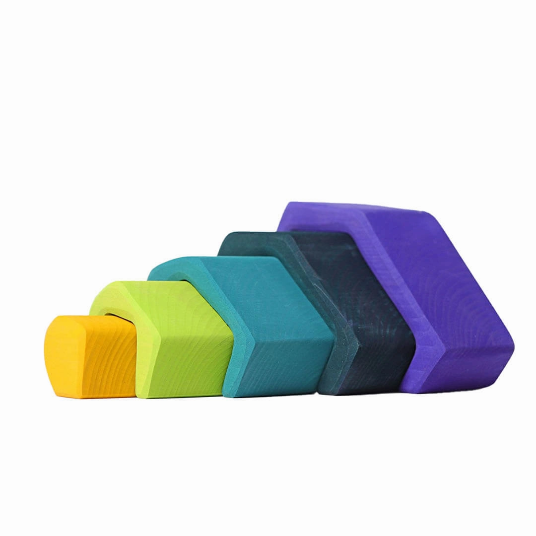 Playroom adventures begin here Elements Nesting Blocks: Earth
