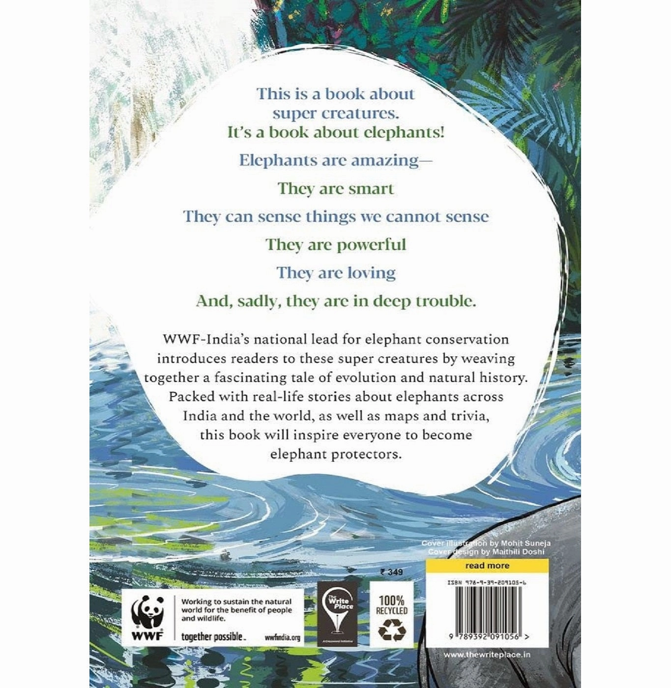 Elephant: The Super Creatures (English) [Paperback] Nitin Sekar Thoughtful learning