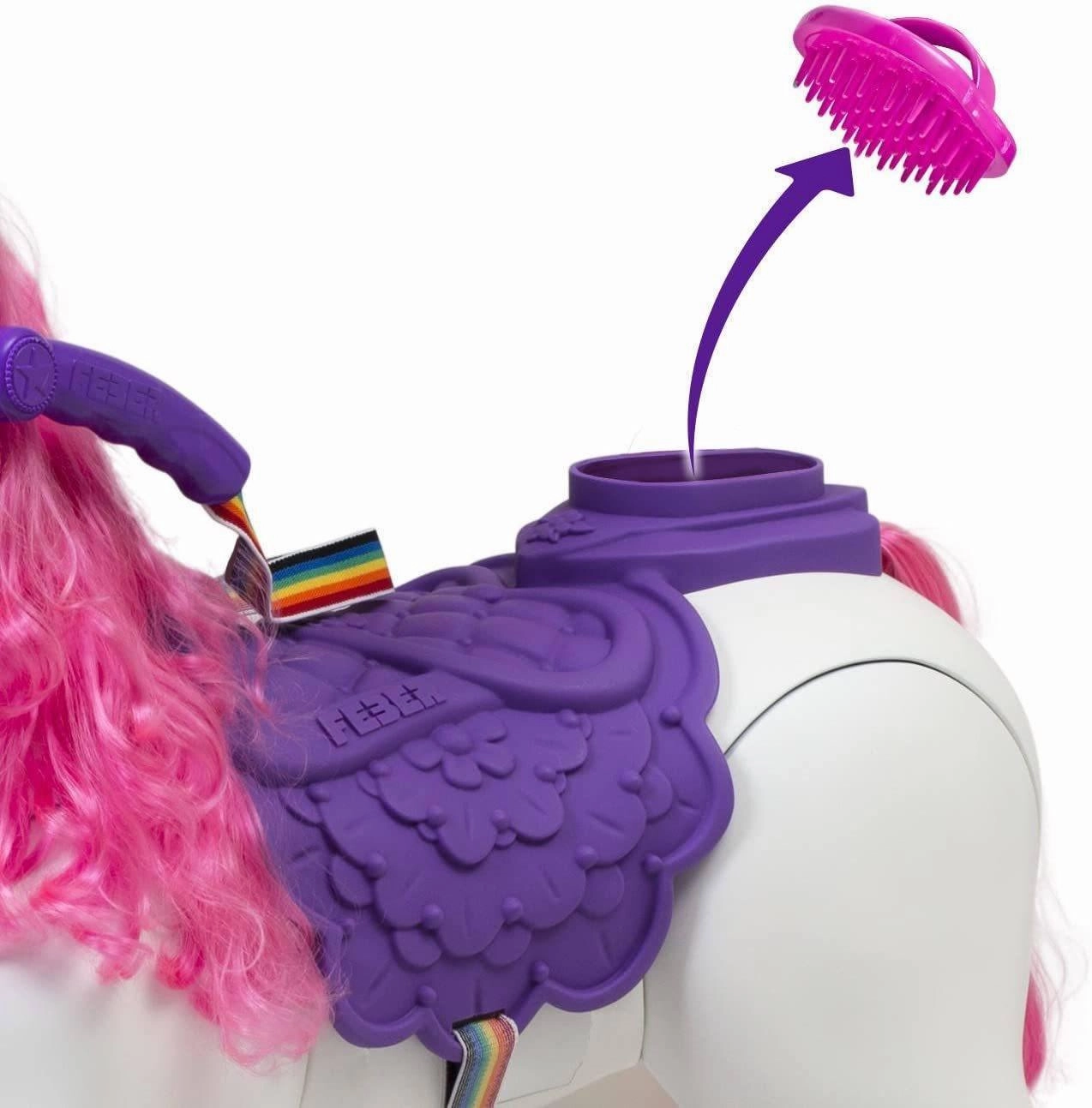 Fun that fuels growth Tiny thinkers Feber My Lovely Unicorn 12V Battery Ride-On