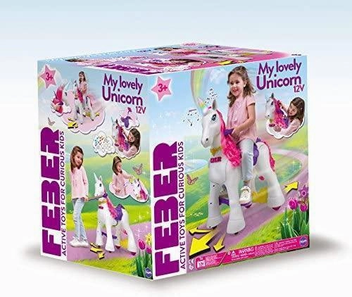 Feber My Lovely Unicorn 12V Battery Ride-On Fun that fuels growth Young explorers