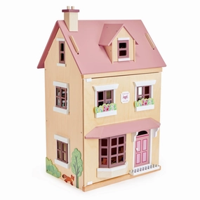 Little builders Play & learn Foxtail Villa Wooden Dollhouse