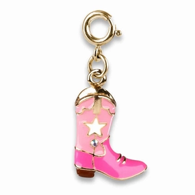 Moments of imagination Young learners Gold Cowboy Boot Charm