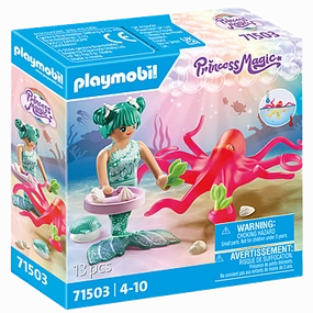 Growing minds Princess Magic - Mermaid With Colour Changing Octopus 71503