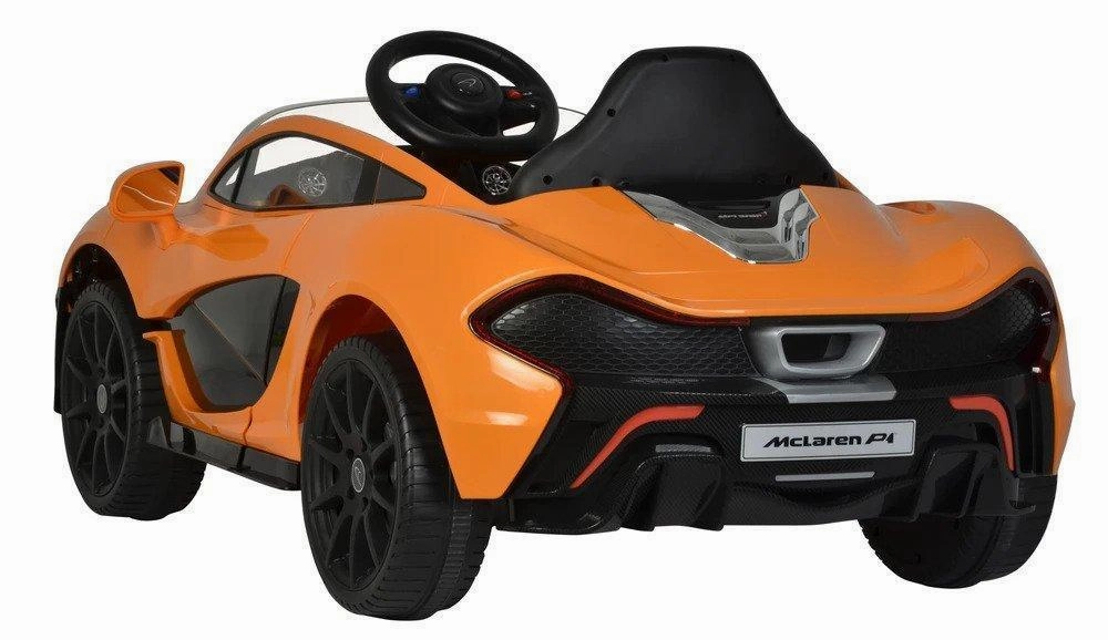 Fun that fuels growth Imaginative play Ricco Mclaren P1 12V Battery Powered Kids Electric Ride-On Toy Car Orange