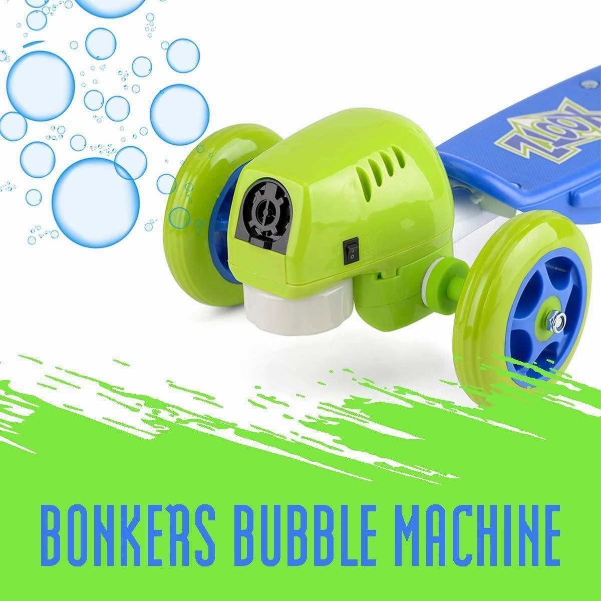 Xootz Kids Bubble Scooter, 3 Wheel Kick Scooter With Bubble Blower Active learners Brain boosters