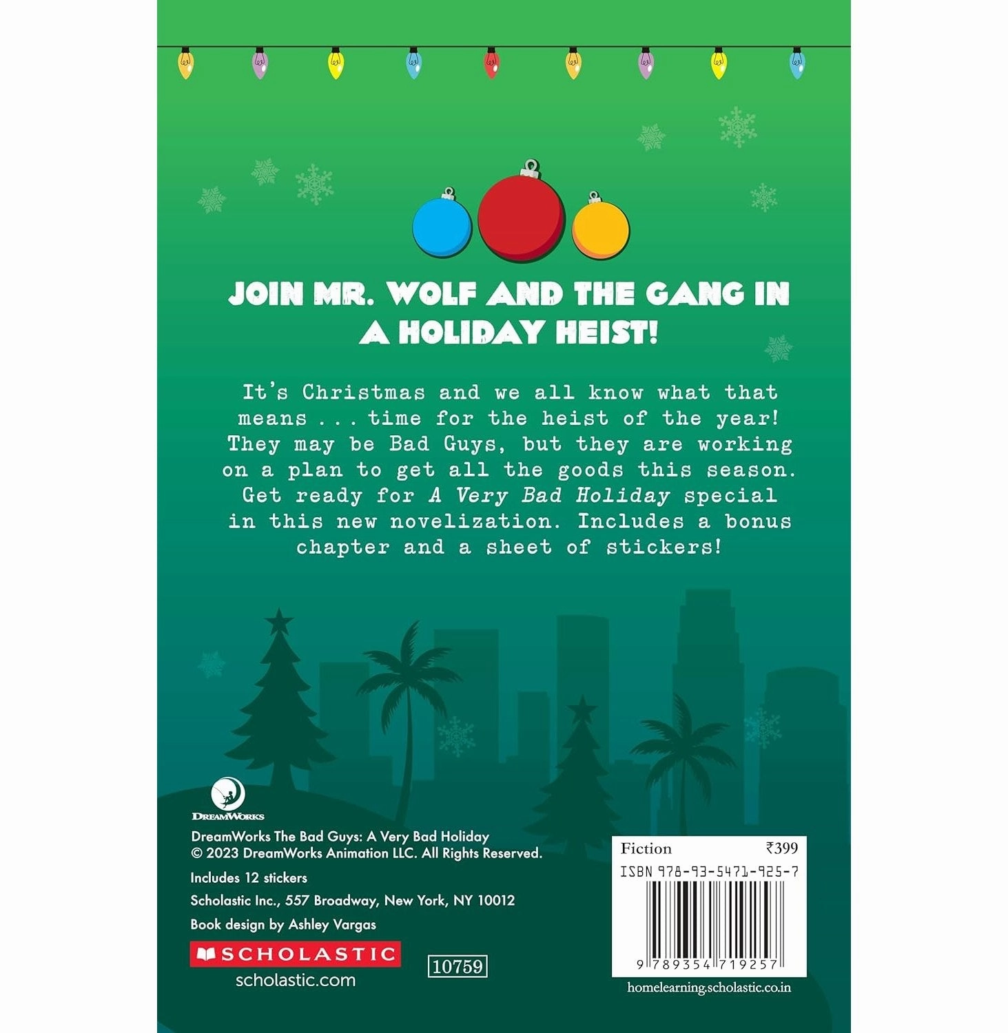 Dreamworks The Bad Guys: A Very Bad Holiday Novelization Ms. Kate Howard Child development