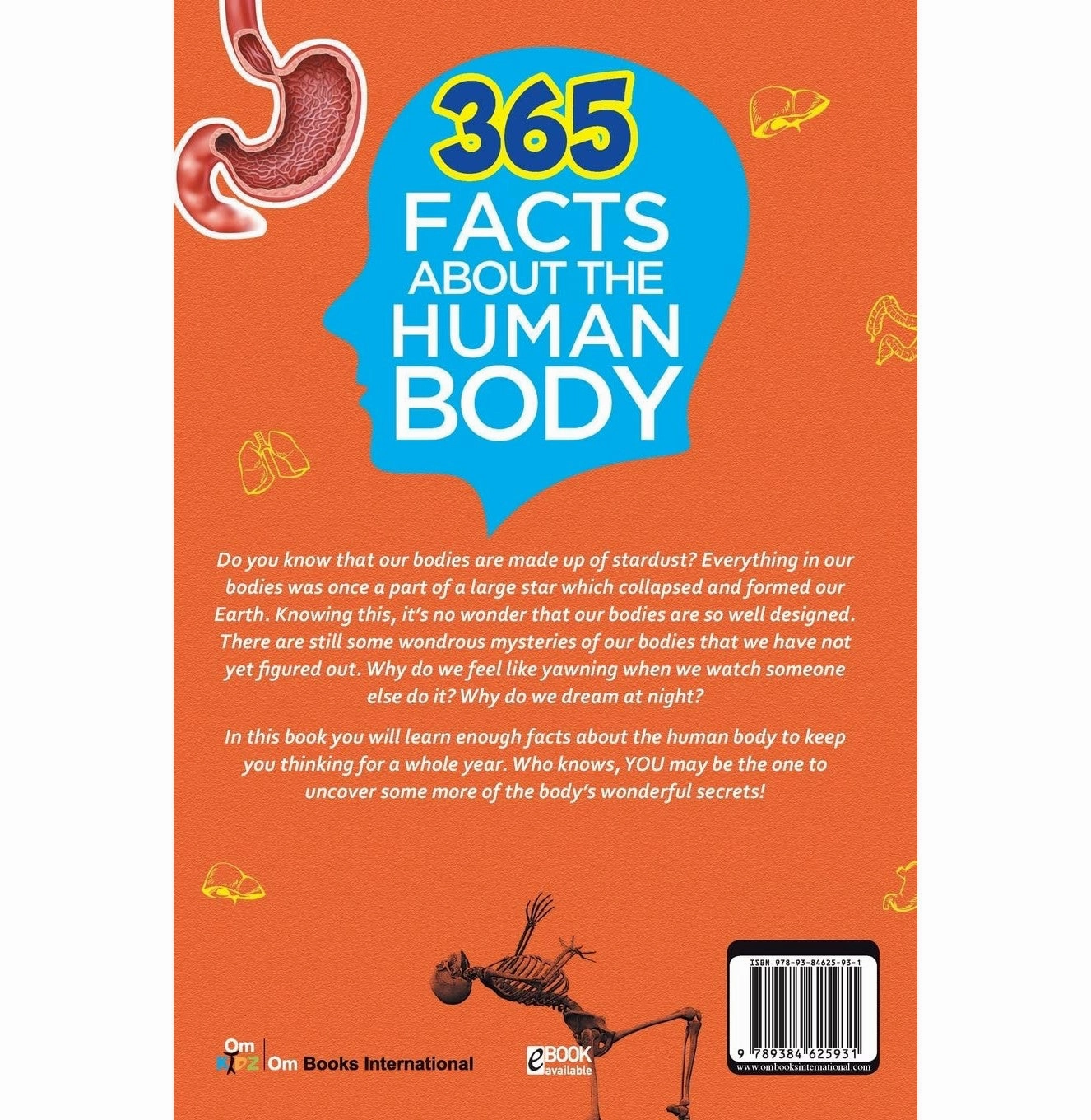 Playful learning Encyclopedia: 365 Facts About The Human Body ( Illustrated Encyclopedia For Kids) [Hardcover] Om Books Editorial Team