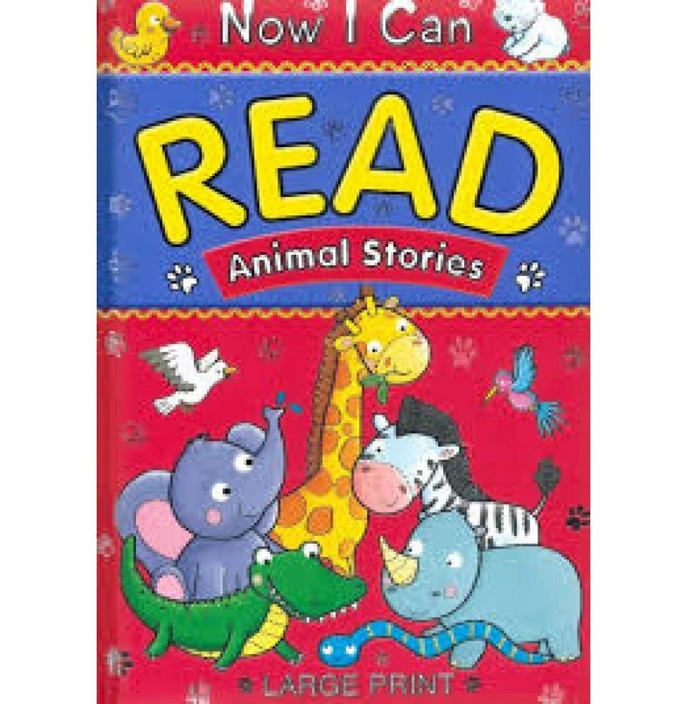 Now I Can Read Animal Stories Large Print Learn at home Play-based education