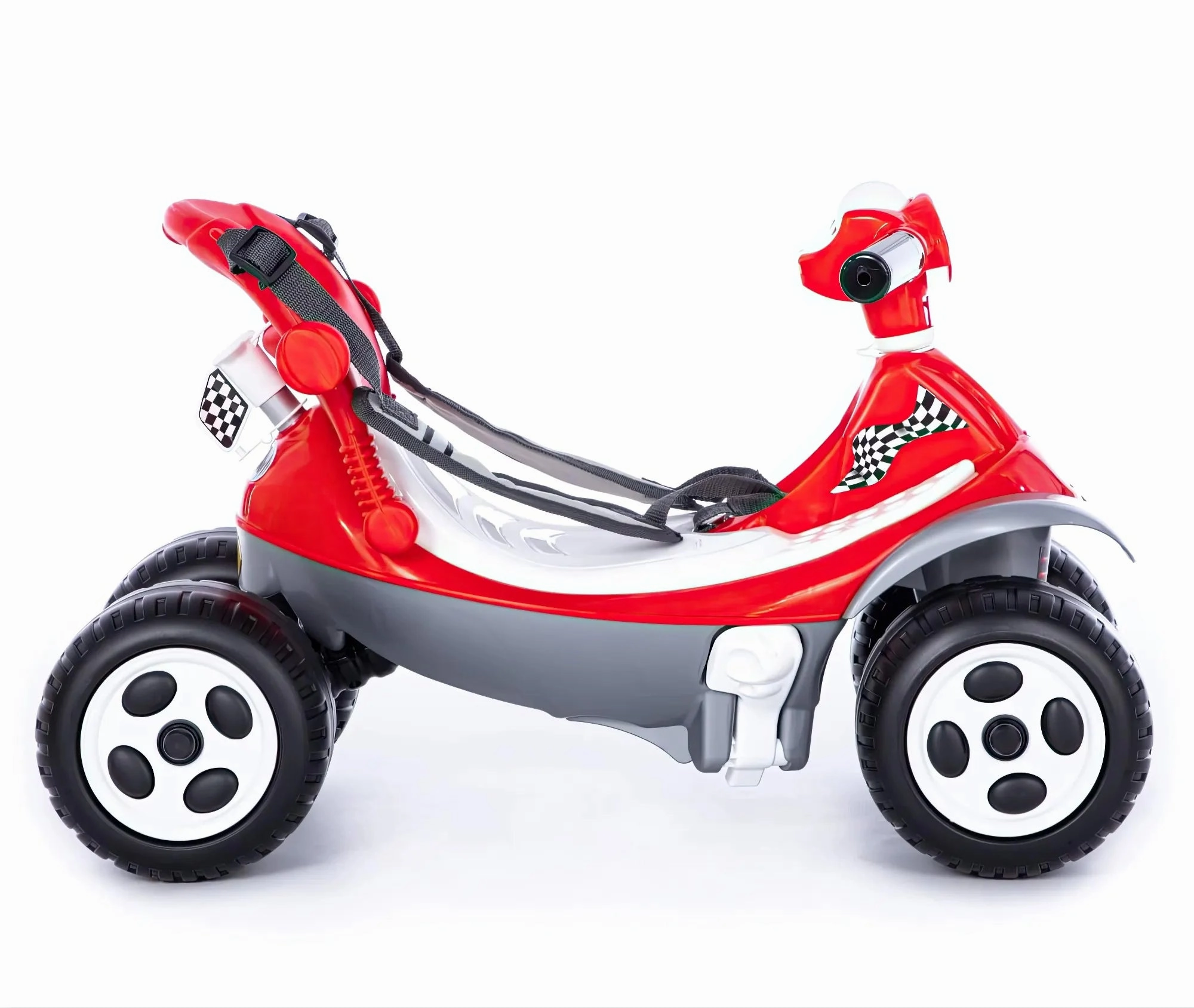 Ride-On Quad With Safety Belt Early discovery Mini makers