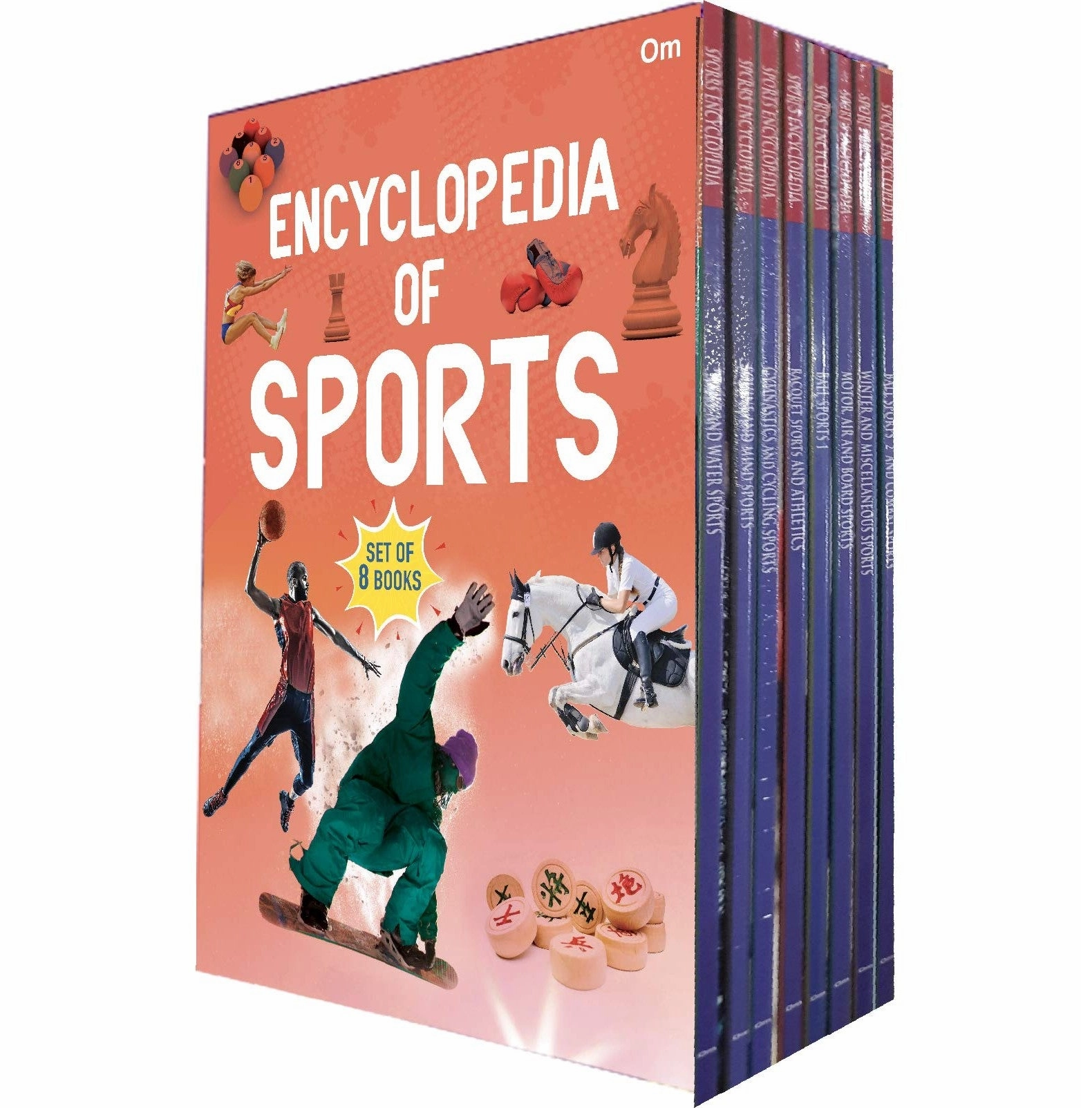Encyclopedia Of Sports ( Set Of 8 Books) (Encyclopedias) [Paperback] Om Books Editorial Team Mini makers