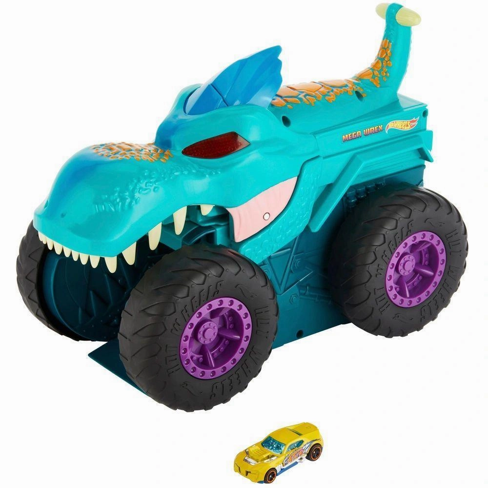 Learning through play Holistic Hot Wheels Monster Trucks Car Chompin Mega-Wrex Action Vehicle