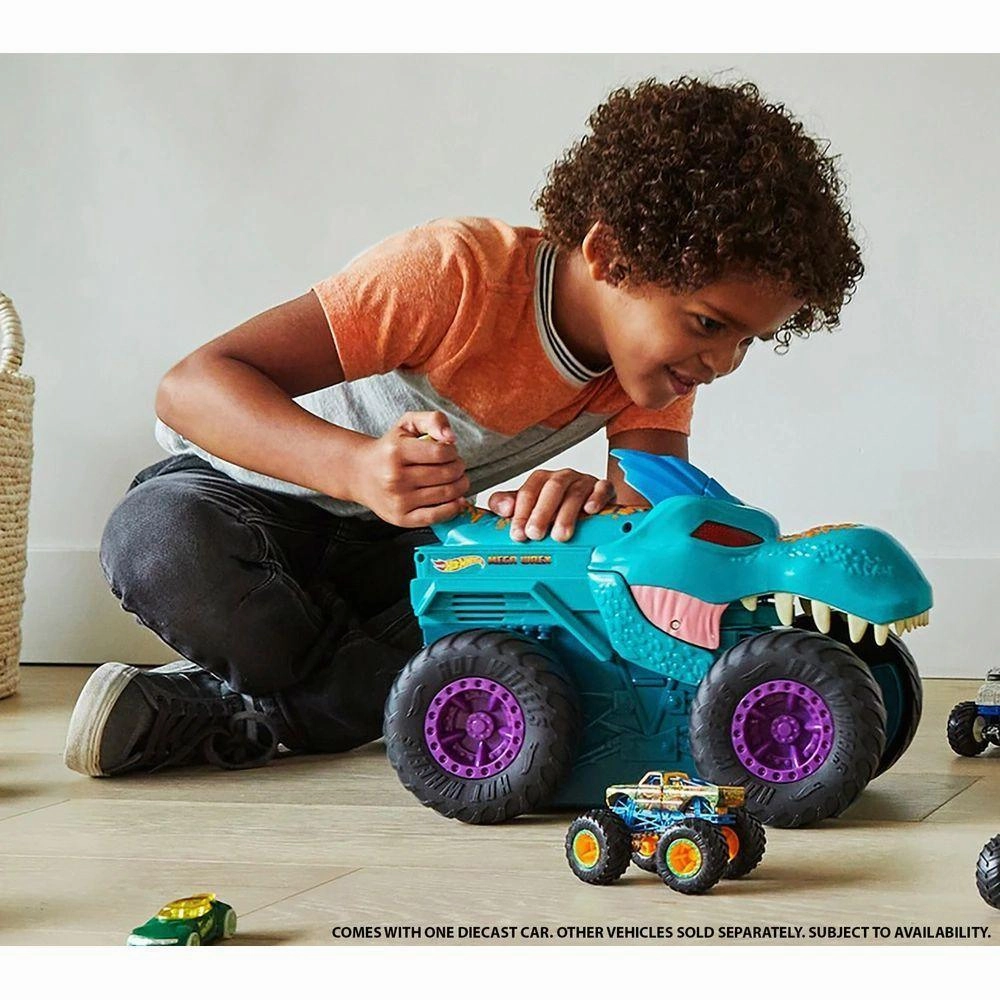 Everyday learning Growing minds Hot Wheels Monster Trucks Car Chompin Mega-Wrex Action Vehicle