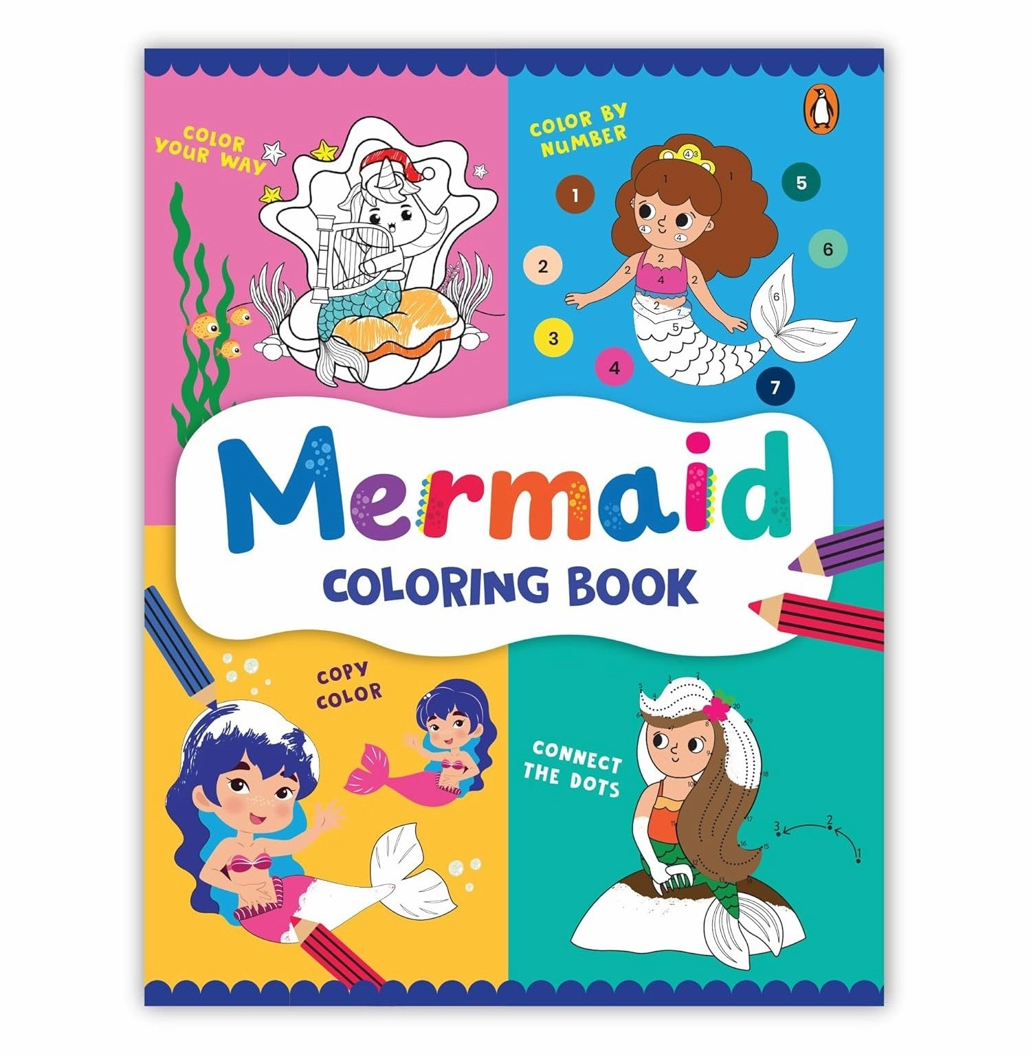 Kids Coloring Book: Mermaid Kid-centered learning