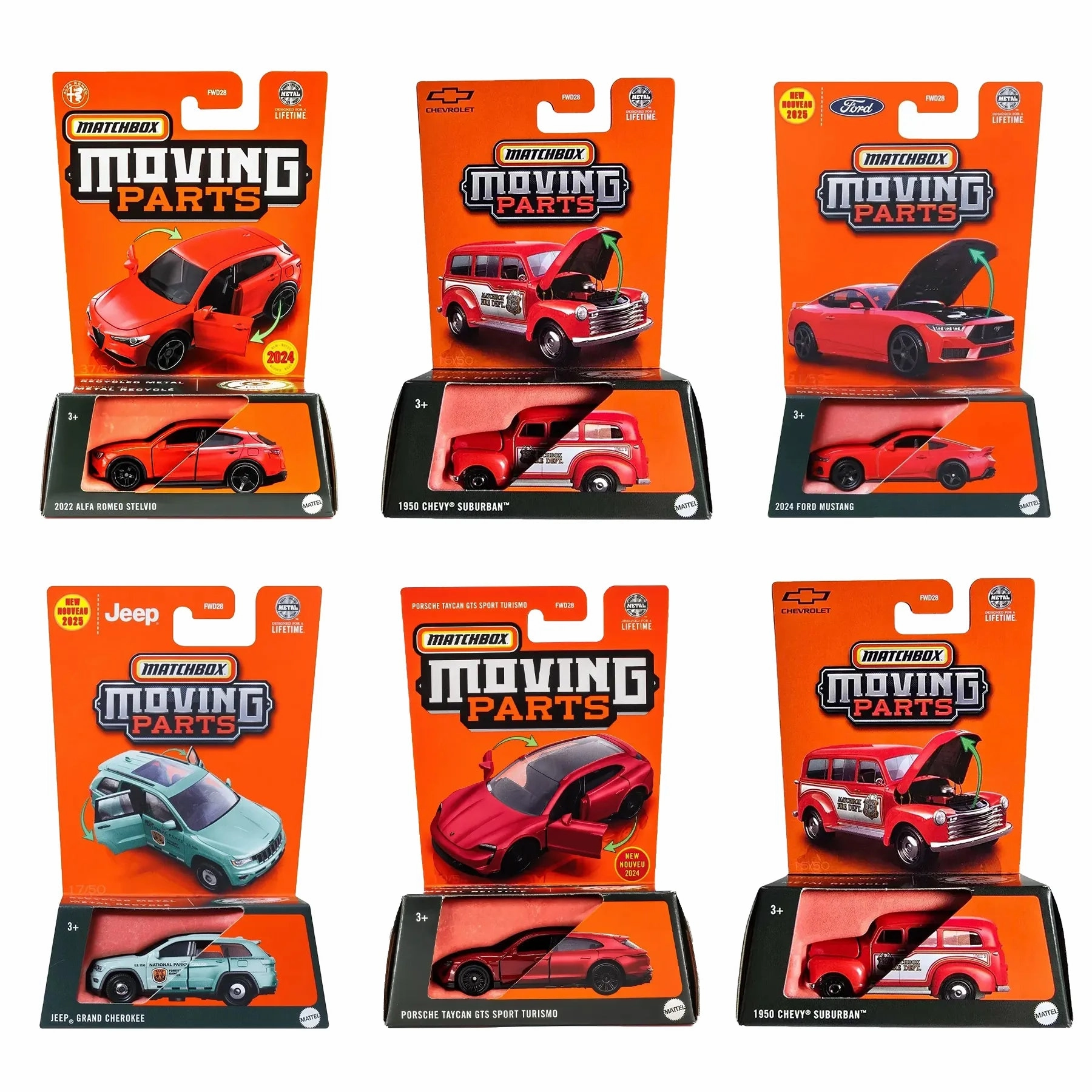 Holistic Creative minds Matchbox 1:64 Car Moving Parts - Assorted