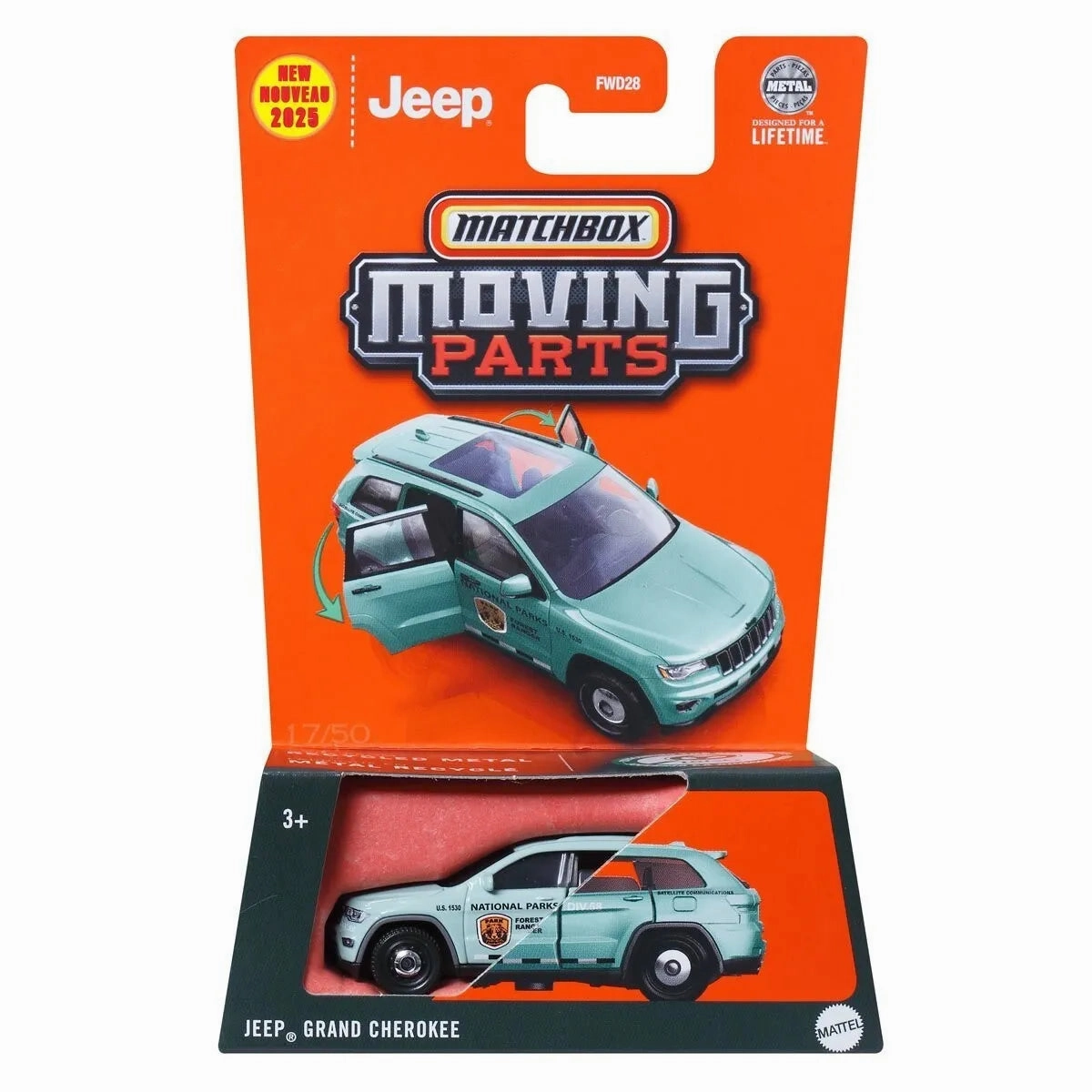Matchbox 1:64 Car Moving Parts - Assorted Play-based education Educational fun