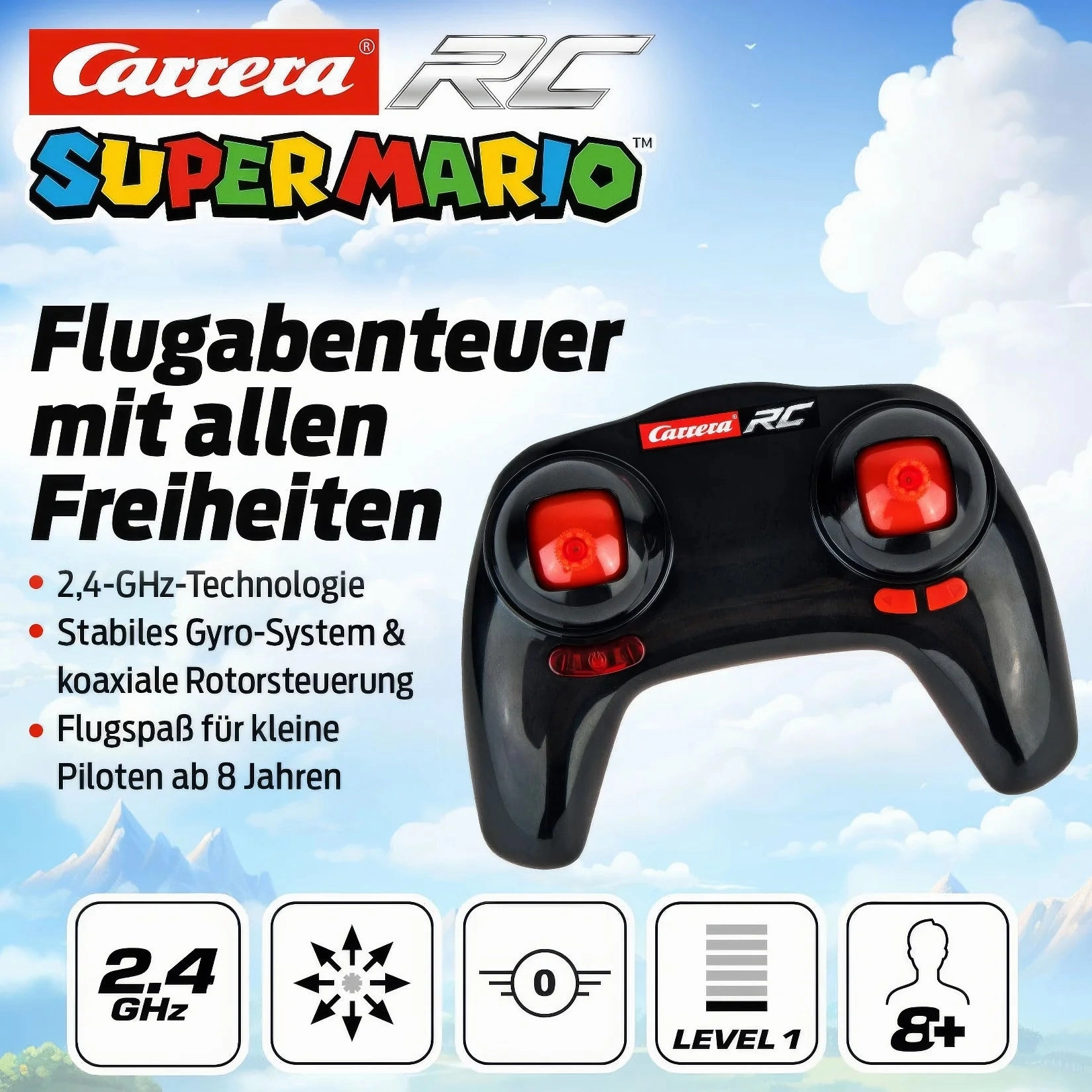 Nintendo Super Mario Rc Remote Controlled Flying Yoshi Educational fun