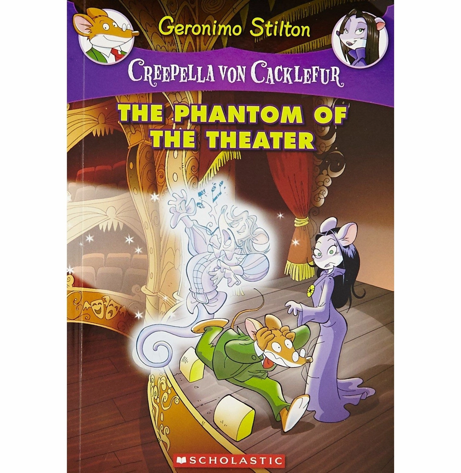 Creepella Von Cacklefur #8: The Phantom Of The Theater Geronimo Stilton Brain boosters